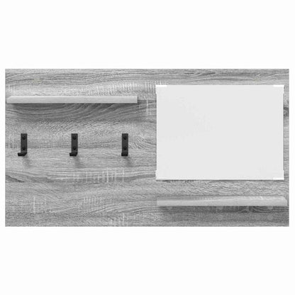Wall-Mounted Coat Rack Wall-Mounted Grey Sonoma 90 x 10 x 50 cm