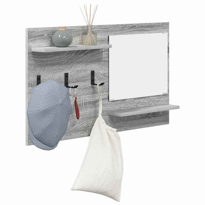 Wall-Mounted Coat Rack Wall-Mounted Grey Sonoma 90 x 10 x 50 cm