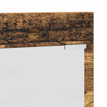 Wall-Mounted Coat Rack Old Wood 90 x 10 x 50 cm Engineered wood