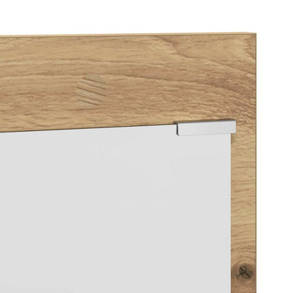 Wall-Mounted Coat Rack with Shelf Artisan Oak 90 x 10 x 50 cm