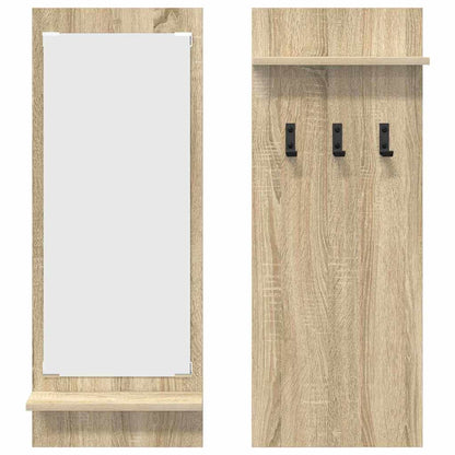 Wall-Mounted Coat Rack Wall-Mounted Sonoma Oak 70 x 10 x 90 cm
