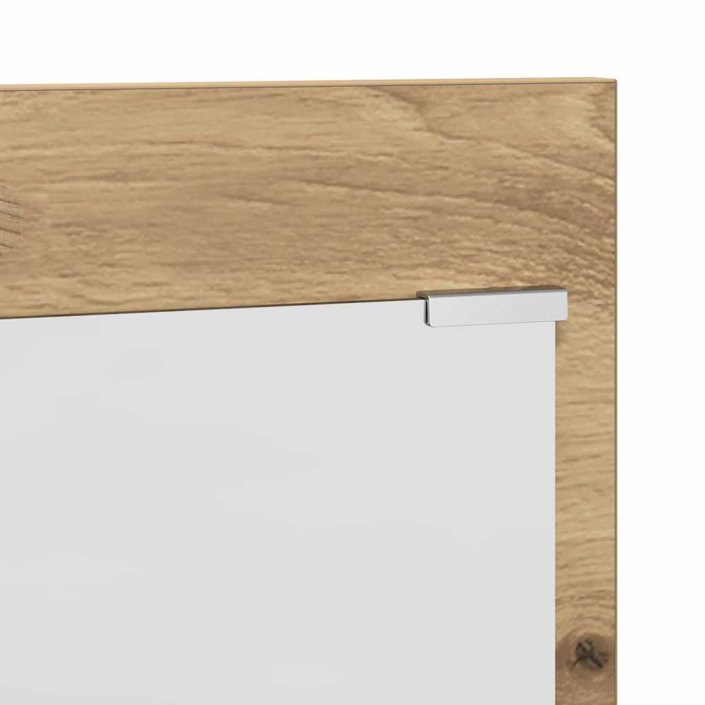Wall-Mounted Coat Rack with Shelf Artisan Oak 70 x 10 x 90 cm