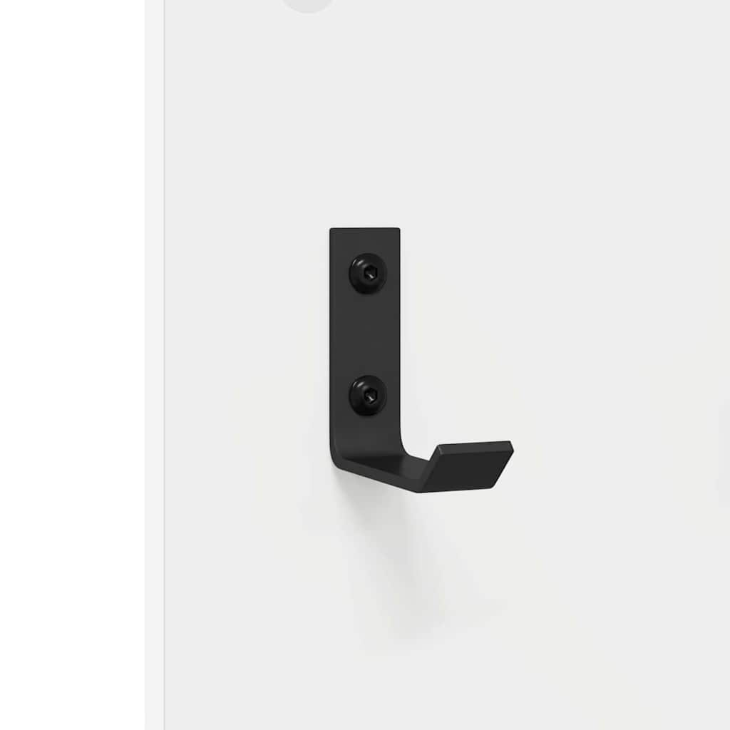 Wall-Mounted Coat Rack Wall-Mounted White 96 x 1.5 x 90 cm
