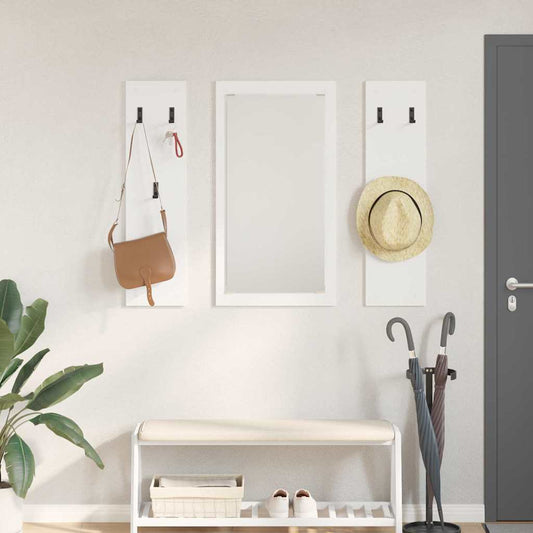 Wall-Mounted Coat Rack Wall-Mounted White 96 x 1.5 x 90 cm