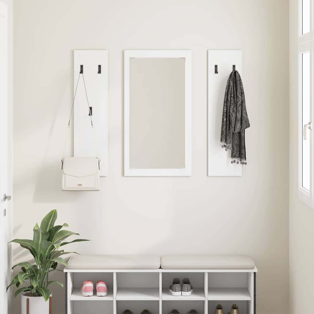 Wall-Mounted Coat Rack Wall-Mounted White 96 x 1.5 x 90 cm