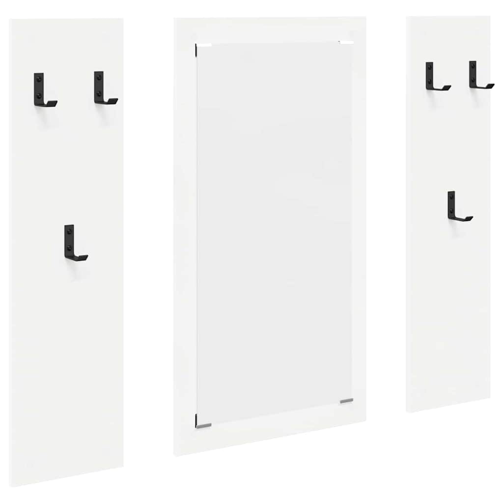 Wall-Mounted Coat Rack Wall-Mounted White 96 x 1.5 x 90 cm