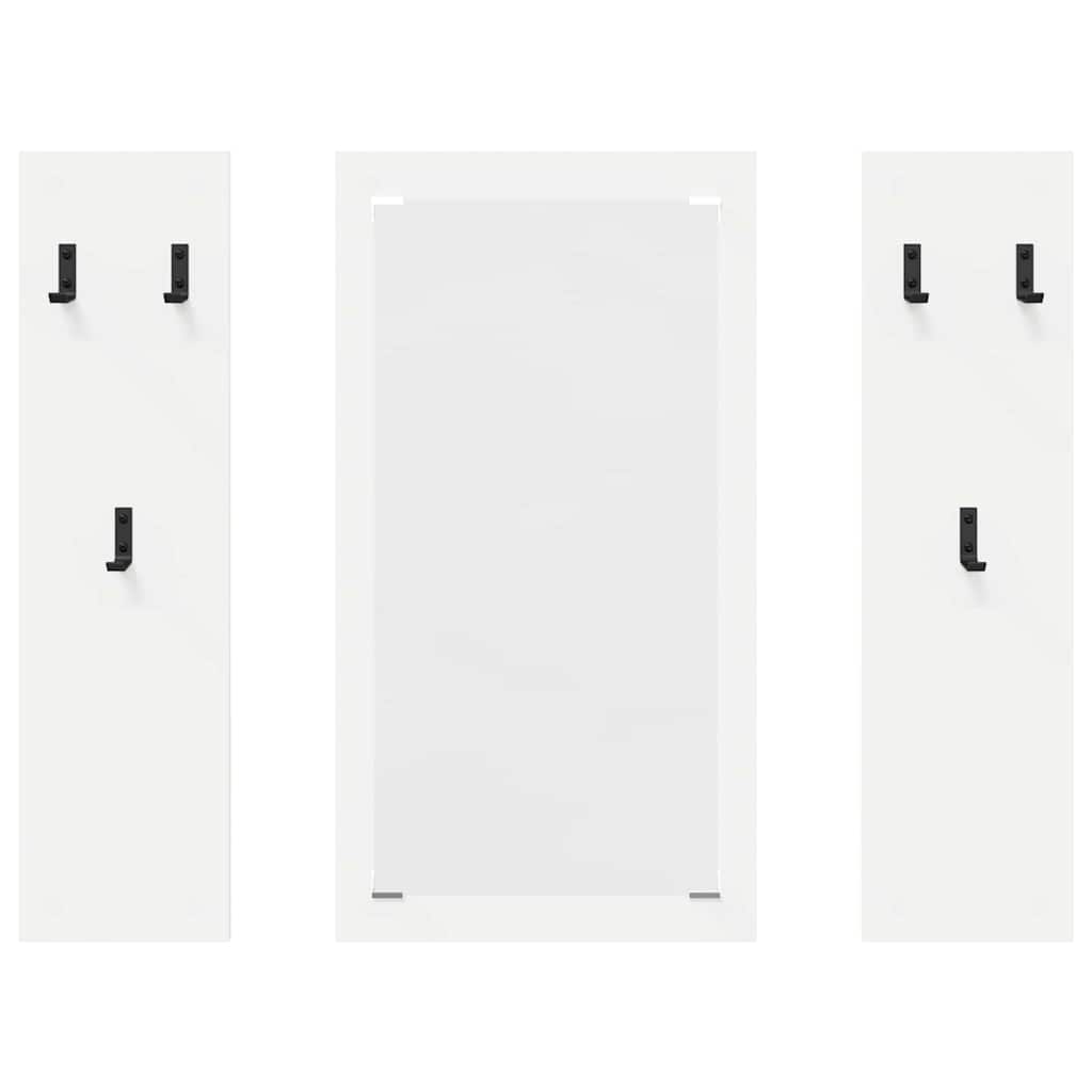 Wall-Mounted Coat Rack Wall-Mounted White 96 x 1.5 x 90 cm