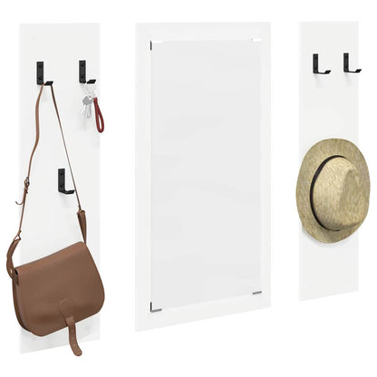 Wall-Mounted Coat Rack Wall-Mounted White 96 x 1.5 x 90 cm