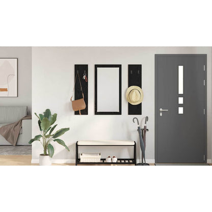 Wall-Mounted Coat Rack Wall-mounted Black Oak 96 x 1.5 x 90 cm