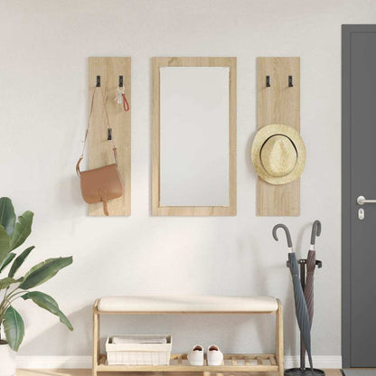 Wall-Mounted Coat Rack Wall-Mounted Sonoma Oak 96 x 1.5 x 90 cm