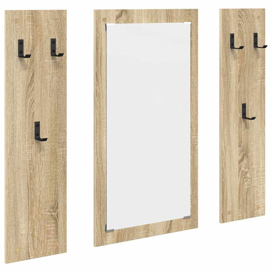 Wall-Mounted Coat Rack Wall-Mounted Sonoma Oak 96 x 1.5 x 90 cm