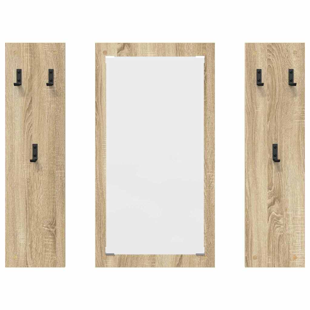 Wall-Mounted Coat Rack Wall-Mounted Sonoma Oak 96 x 1.5 x 90 cm