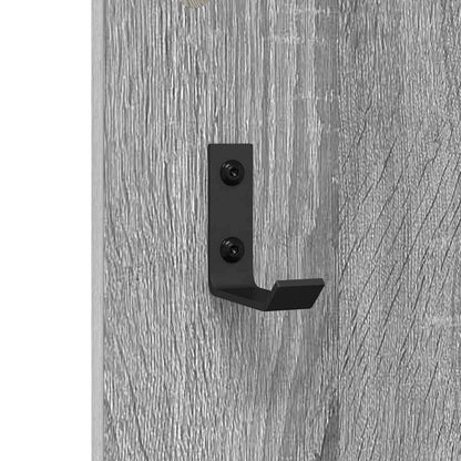 Wall-Mounted Coat Rack Wall-Mounted Grey Sonoma Engineered wood