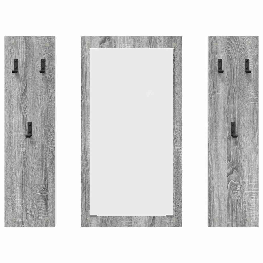 Wall-Mounted Coat Rack Wall-Mounted Grey Sonoma Engineered wood