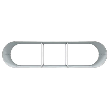 Raised Bed Brown 320 x 80 x 81 cm Steel