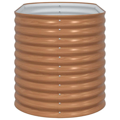 Raised Bed Brown 160 x 80 x 81 cm Steel