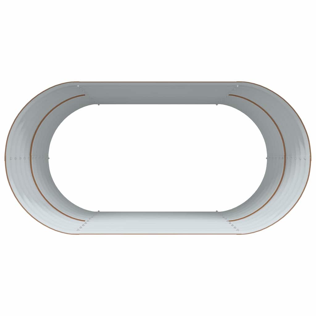 Raised Bed Brown 160 x 80 x 81 cm Steel