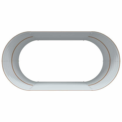 Raised Bed Brown 160 x 80 x 81 cm Steel