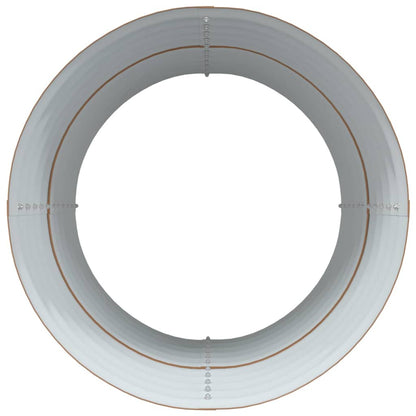 Raised Bed Brown 80 x 80 x 81 cm Steel