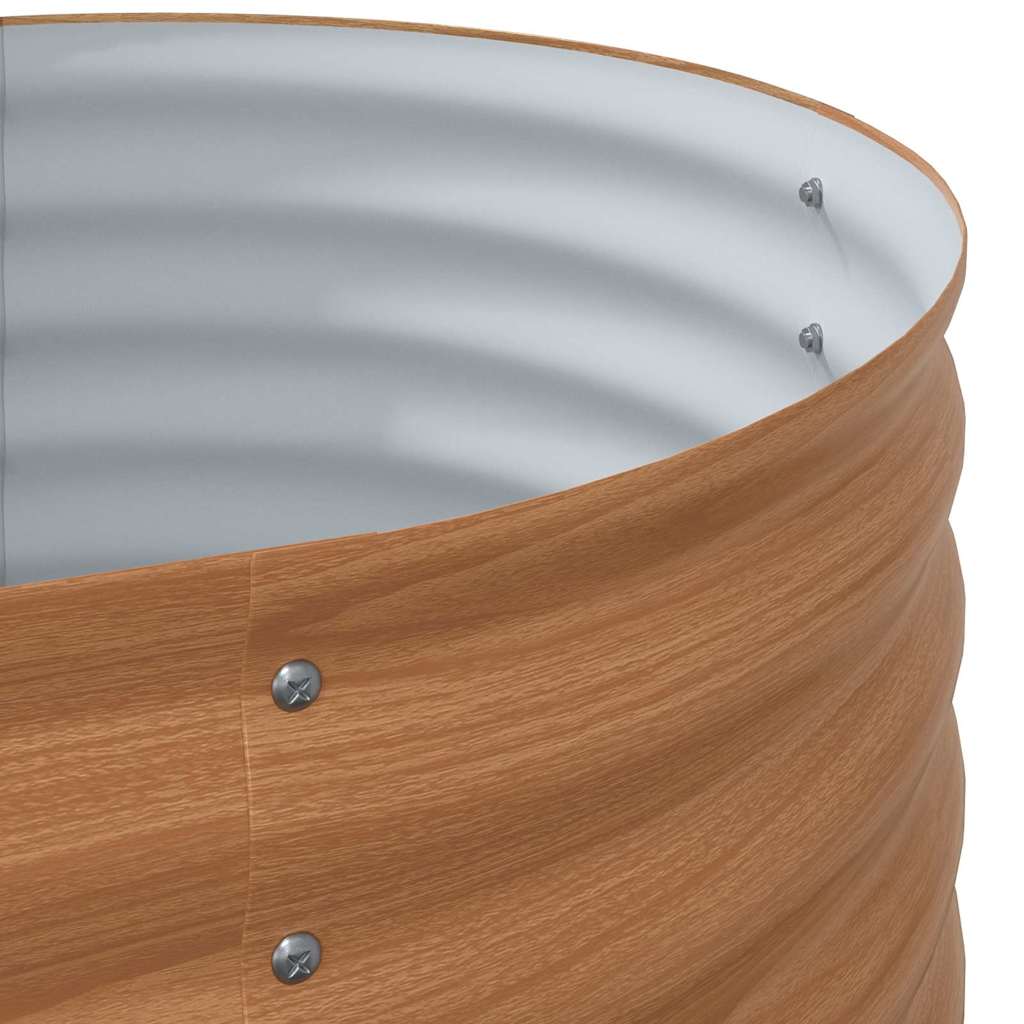Raised Bed Brown 240 x 80 x 44 cm Steel
