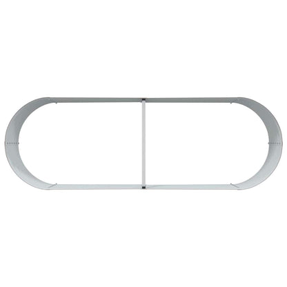 Raised Bed Brown 240 x 80 x 44 cm Steel