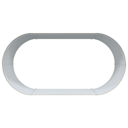 Raised Bed Brown 160 x 80 x 44 cm Steel