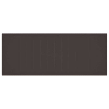 Garden Table Brown 250 x 100 x 73 cm Poly Rattan