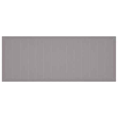 Garden Table Light Grey 250 x 100 x 73 cm Poly Rattan