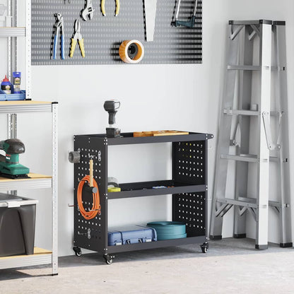 Tool Trolley Anthracite 75 x 35 x 73 cm Cold-rolled Steel
