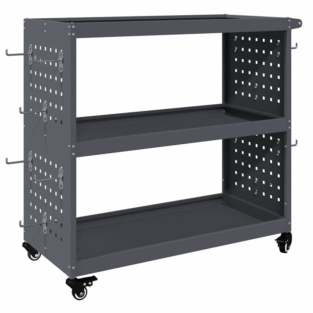 Tool Trolley Anthracite 75 x 35 x 73 cm Cold-rolled Steel
