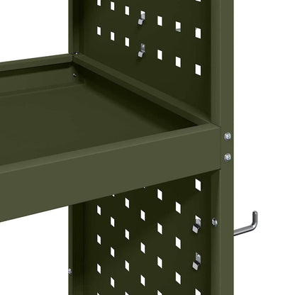 Tool Trolley Olive Green 75 x 35 x 73 cm Cold-rolled Steel