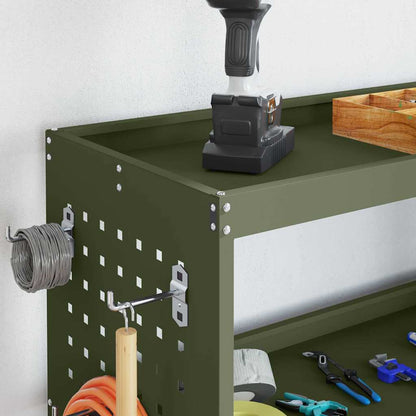 Tool Trolley Olive Green 75 x 35 x 73 cm Cold-rolled Steel