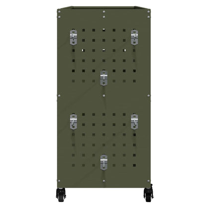 Tool Trolley Olive Green 75 x 35 x 73 cm Cold-rolled Steel