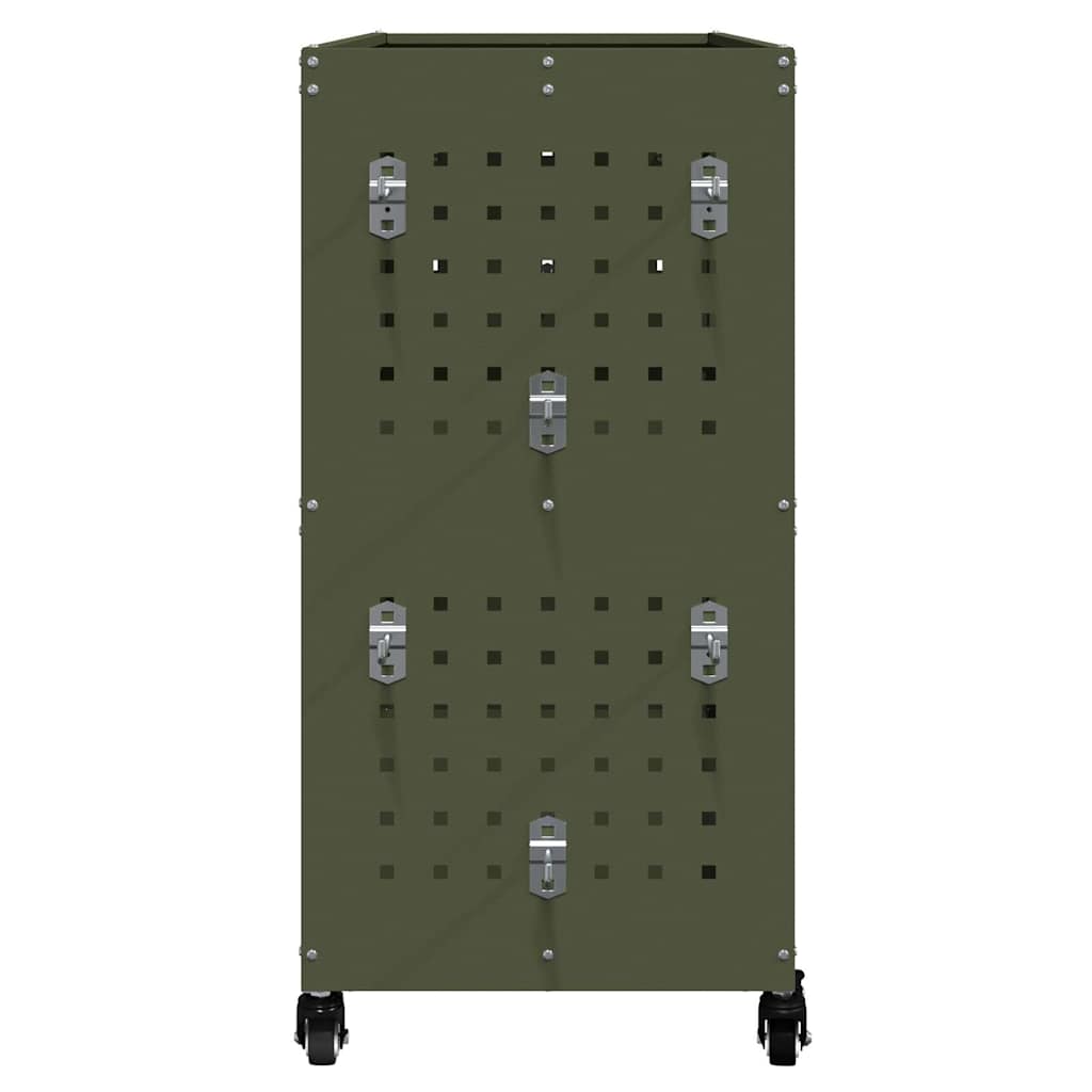 Tool Trolley Olive Green 75 x 35 x 73 cm Cold-rolled Steel
