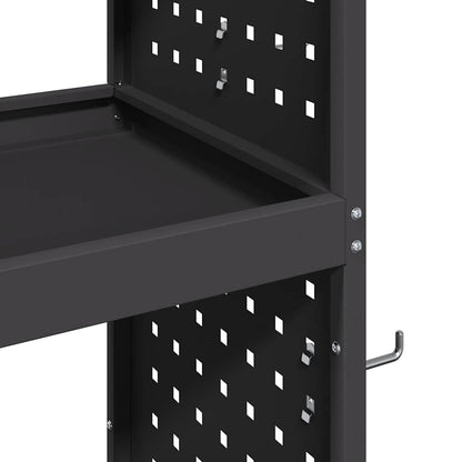 Tool Trolley Black 65 x 35 x 111 cm Cold-rolled Steel