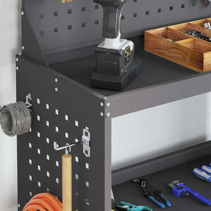 Tool Trolley Black 65 x 35 x 111 cm Cold-rolled Steel