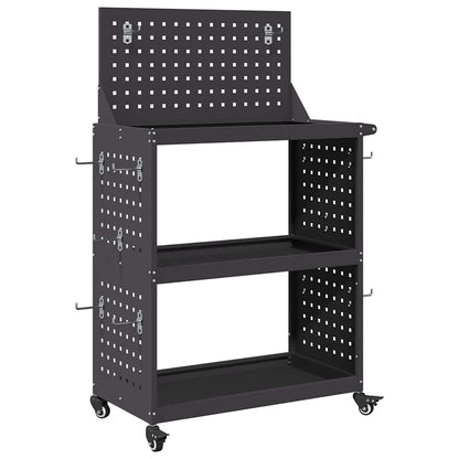 Tool Trolley Black 65 x 35 x 111 cm Cold-rolled Steel
