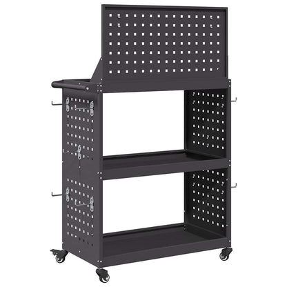Tool Trolley Black 65 x 35 x 111 cm Cold-rolled Steel