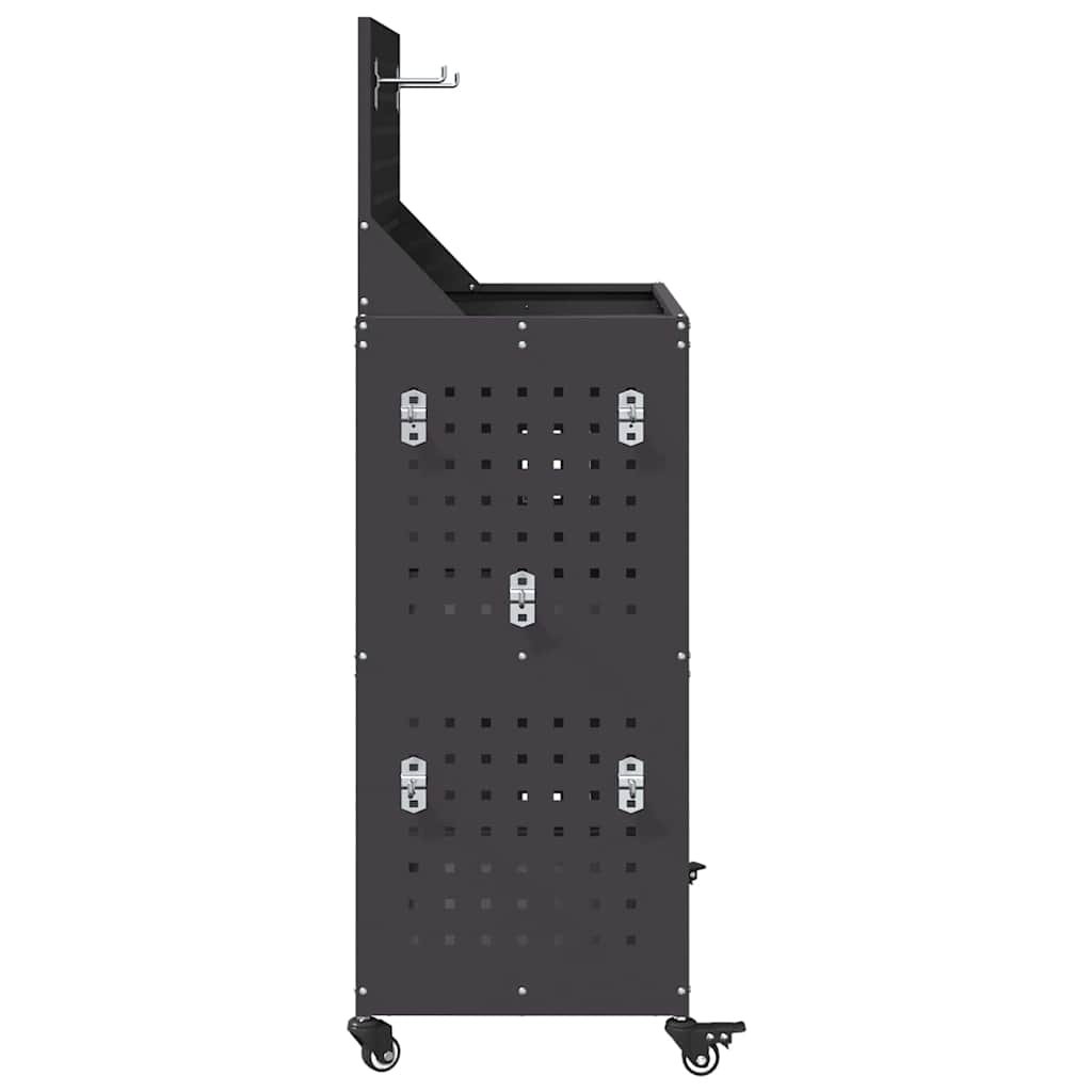 Tool Trolley Black 65 x 35 x 111 cm Cold-rolled Steel