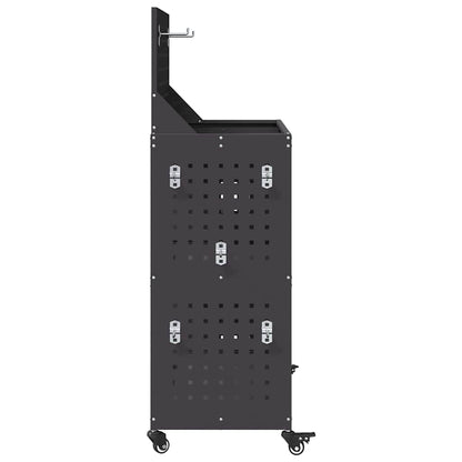 Tool Trolley Black 65 x 35 x 111 cm Cold-rolled Steel