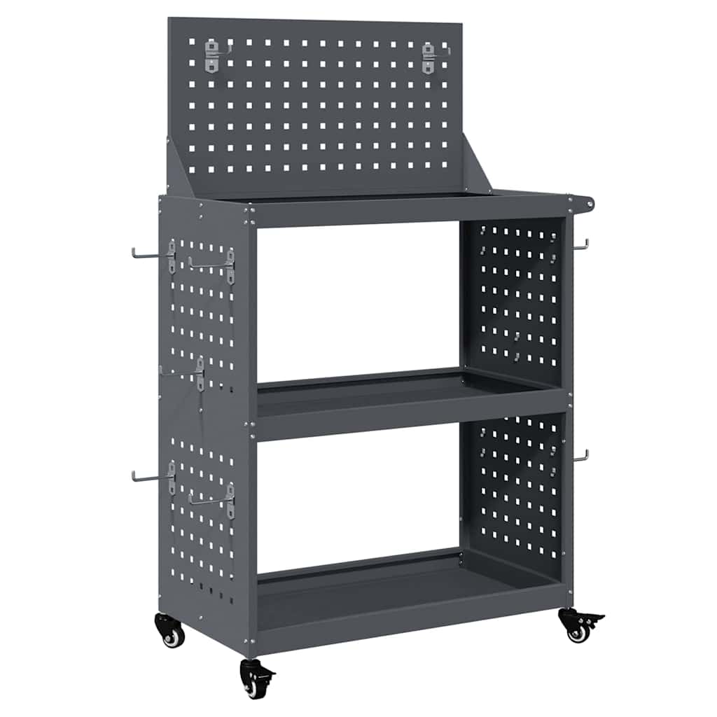 Tool Trolley Anthracite 65 x 35 x 111 cm Cold-rolled Steel