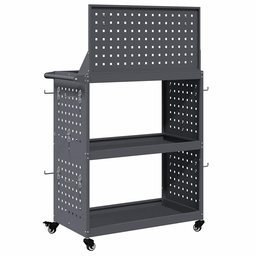 Tool Trolley Anthracite 65 x 35 x 111 cm Cold-rolled Steel