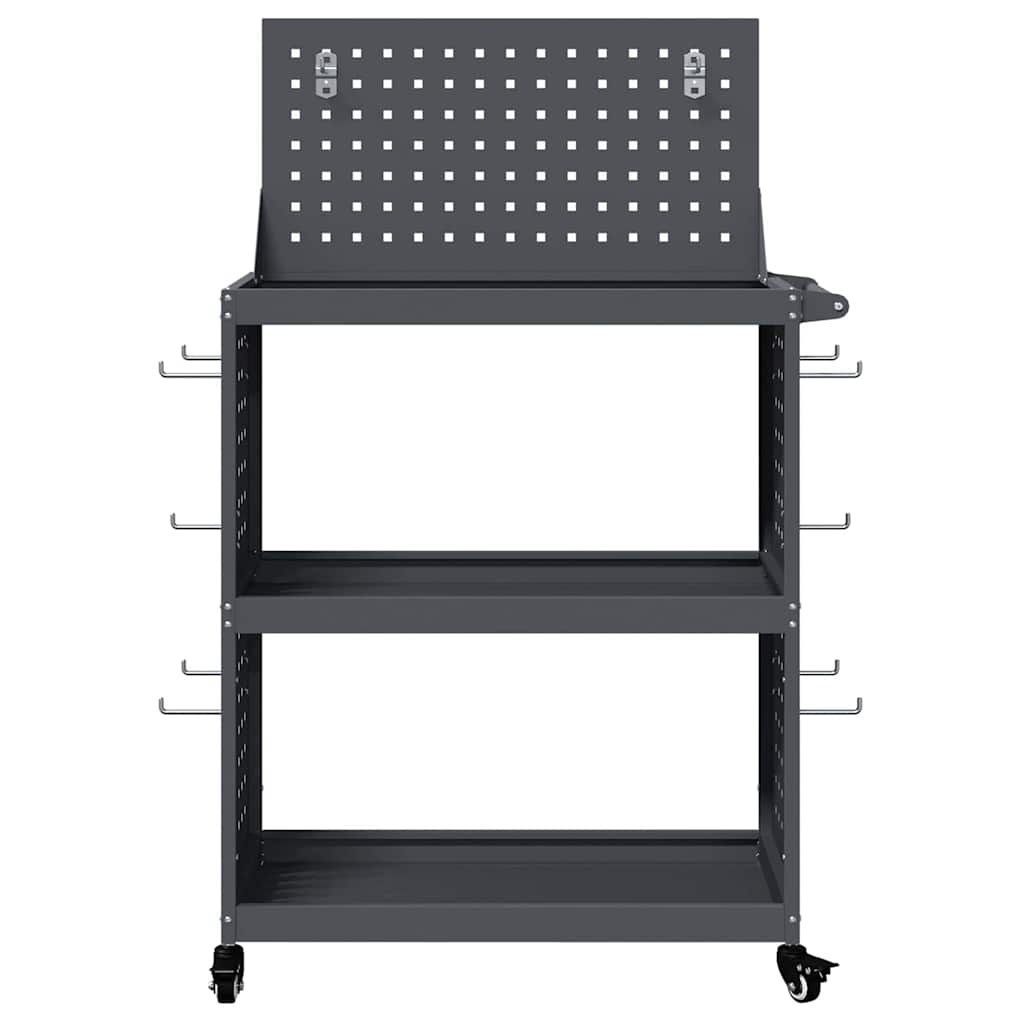 Tool Trolley Anthracite 65 x 35 x 111 cm Cold-rolled Steel