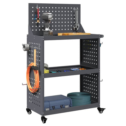 Tool Trolley Anthracite 65 x 35 x 111 cm Cold-rolled Steel
