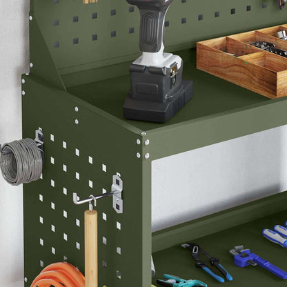 Tool Trolley Olive Green 65 x 35 x 111 cm Cold-rolled Steel