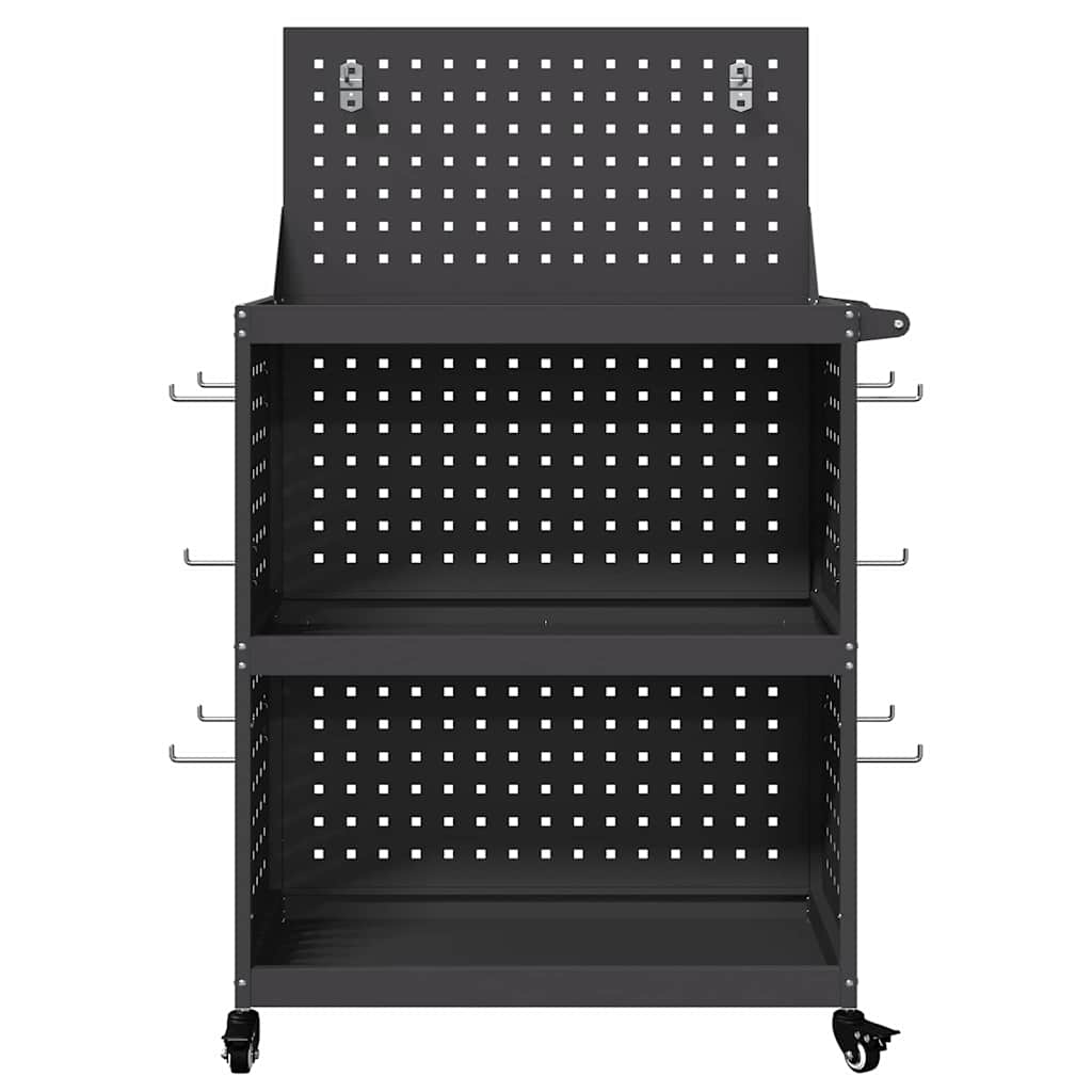 Tool Trolley Black 65 x 35 x 111 cm Cold-rolled Steel