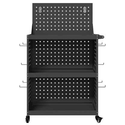 Tool Trolley Black 65 x 35 x 111 cm Cold-rolled Steel