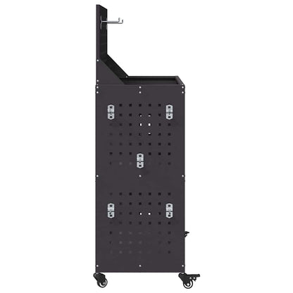 Tool Trolley Black 65 x 35 x 111 cm Cold-rolled Steel