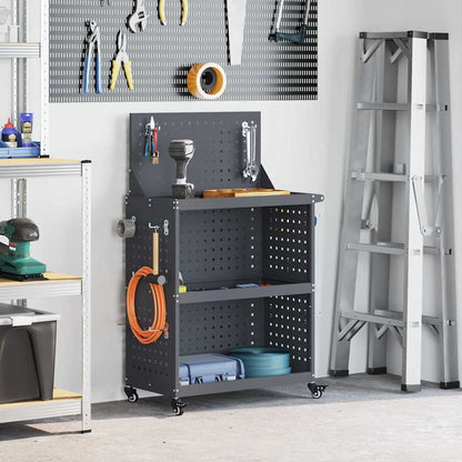 Tool Trolley Anthracite 65 x 35 x 111 cm Cold-rolled Steel
