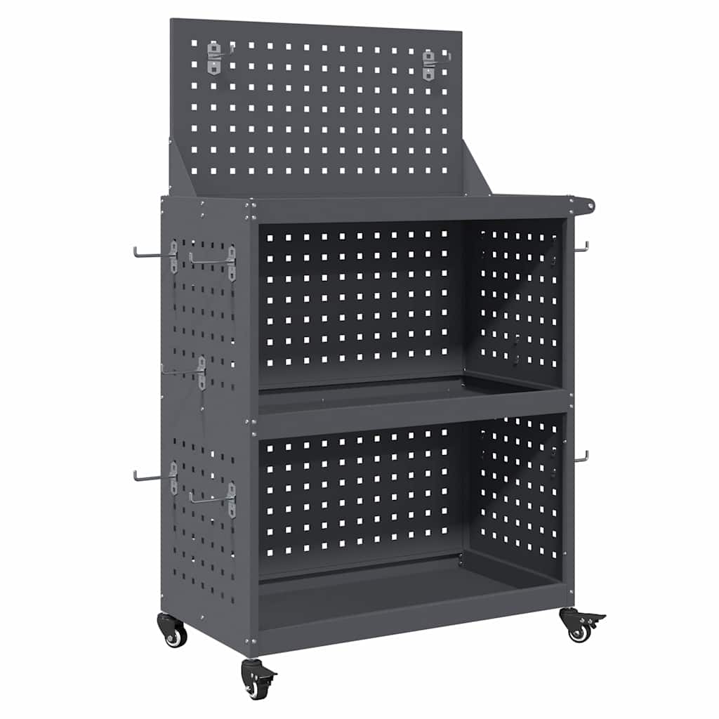 Tool Trolley Anthracite 65 x 35 x 111 cm Cold-rolled Steel